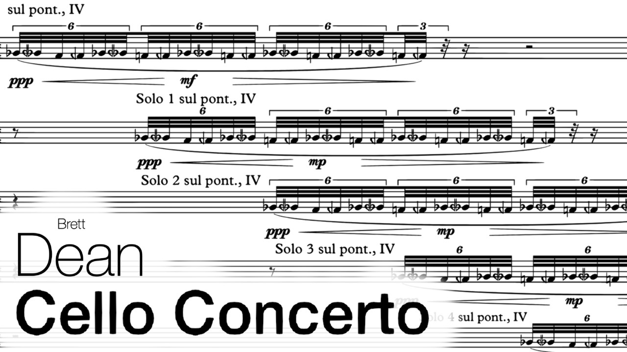 Brett Dean - Cello Concerto (2018)