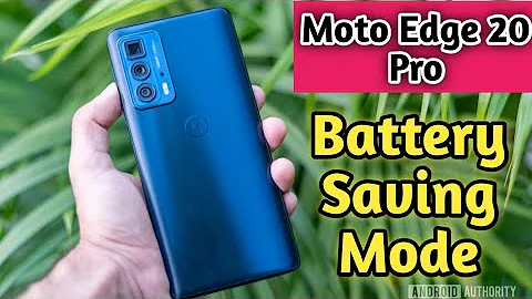 How To Enable Battery Saving Mode In Moto Edge 20 Pro,Moto Edge 20 Pro Mein Battery Saving