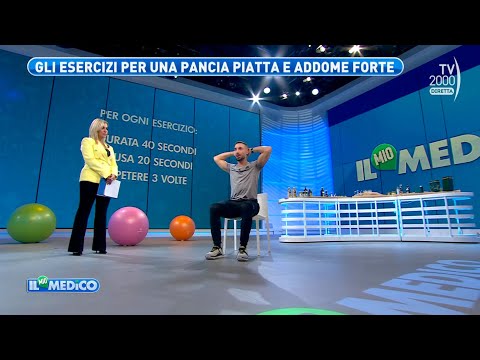 Il Mio Medico (Tv2000) - Esercizi per una pancia piatta e addome forte