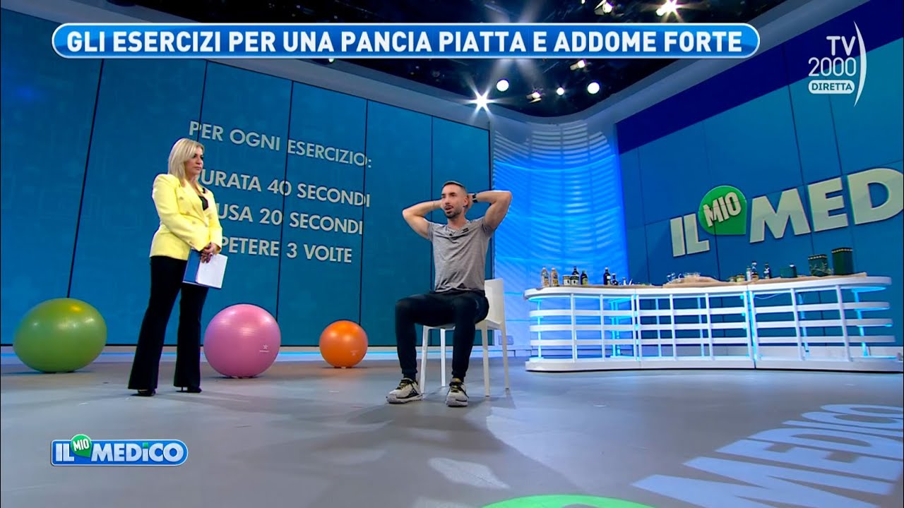 Il Mio Medico (Tv2000) - Esercizi per una pancia piatta e addome forte
