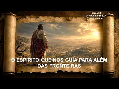 Sunday School | Lesson 4 - The Spirit who guides us beyond the borders - 3rd Quarter/2026