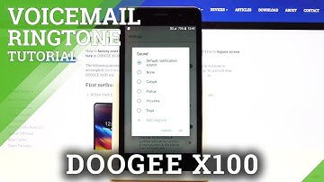 Voicemail Customization in Doogee X100 - Change Voicemail Notification