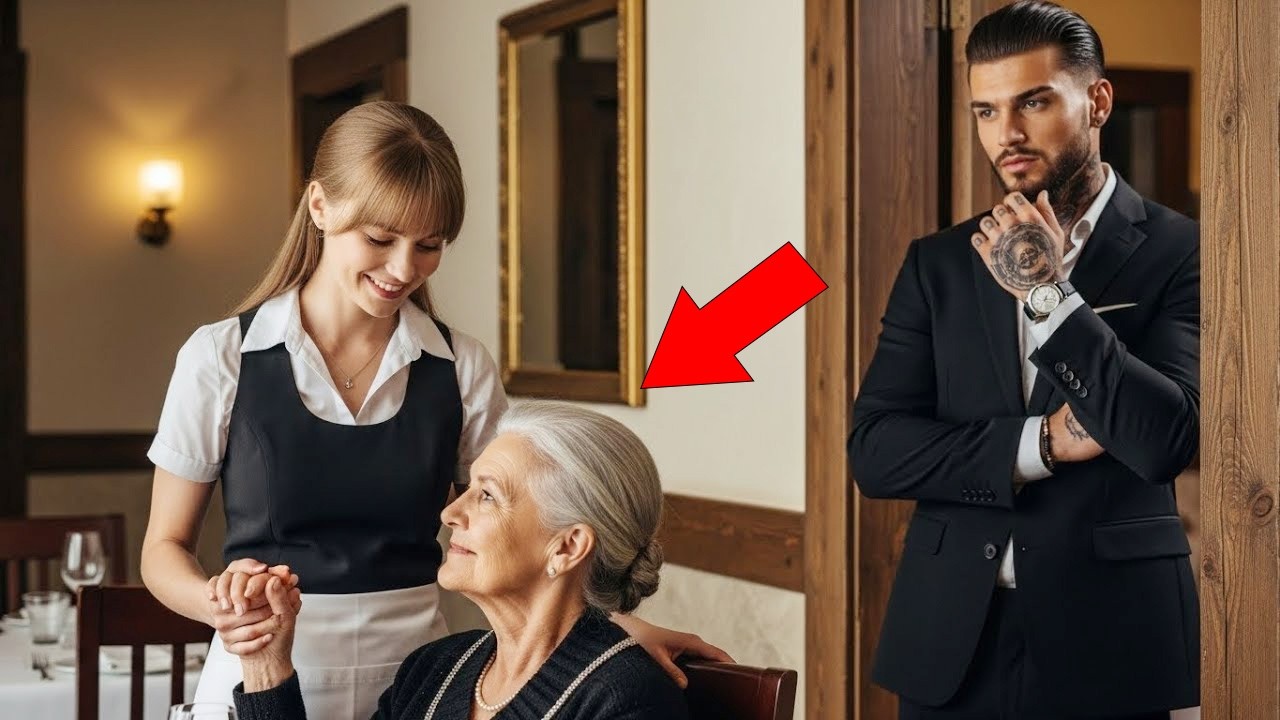 Waitress Helped an Old Woman, Not Knowing She Was the Mafia Boss’s Mother Testing Her