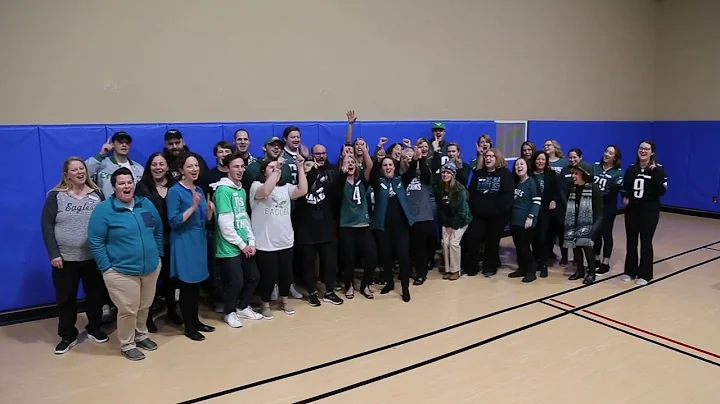 "Fly Eagles Fly" with Y Staff