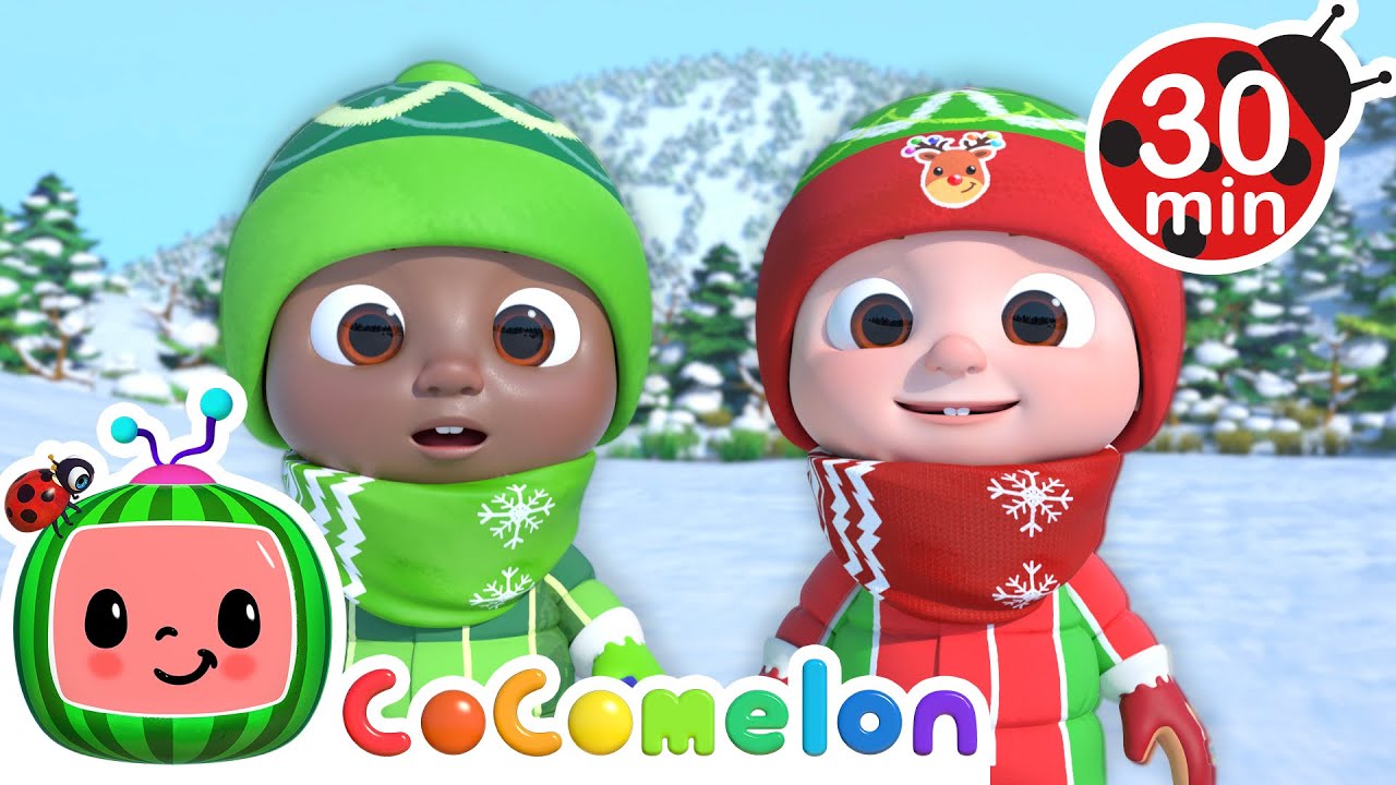 Let's Build a Snow Friend | Let's learn with Cody! CoComelon Songs for ...