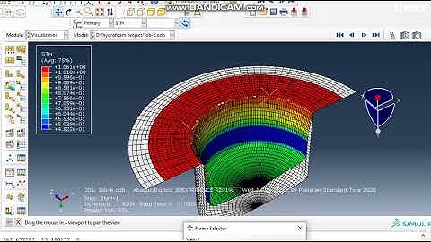 Simulation of Hydro forming operation on the 304L stainless steel using ABAQUS