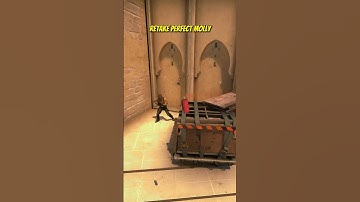 RETAKE PERFECT MOLLY ON MIRAGE #shorts #csgo