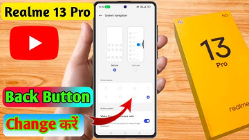 realme 13 pro back button settings, realme 13 pro side button setting