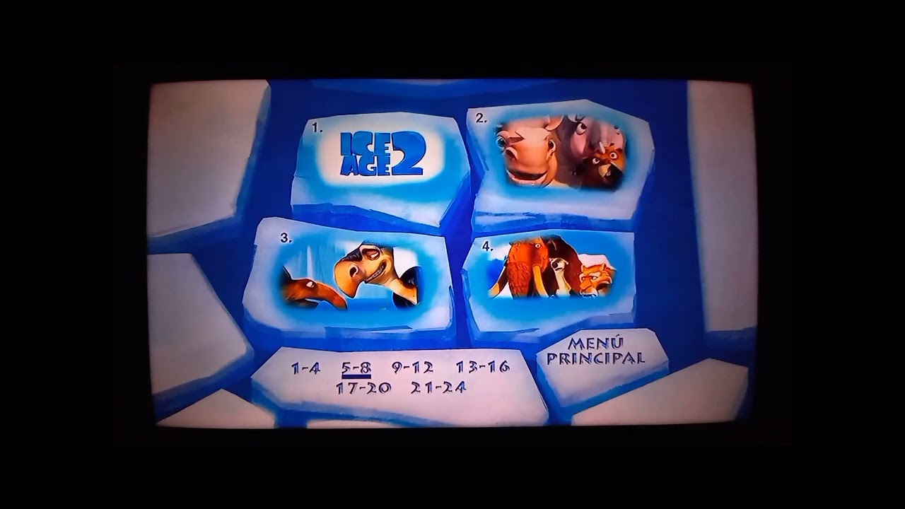 La Era Del Hielo 2 (Ice Age 2: The Meltdown) DVD Menu (2006) Edición Divertida