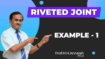 Design of double Riveted lap joint - Riveted Joints 5