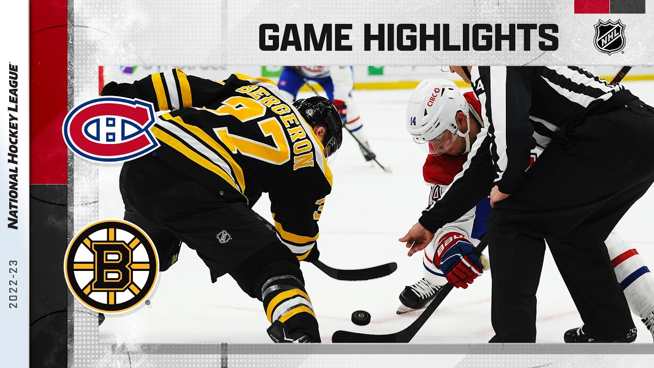 Canadiens Bruins 3/23 NHL Highlights 2023