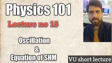 Physics101lecture 15|Oscillation|phy101 lec 15|Physics point