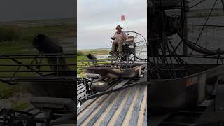 Power loading airboat #florida #fishing #airboat #viral