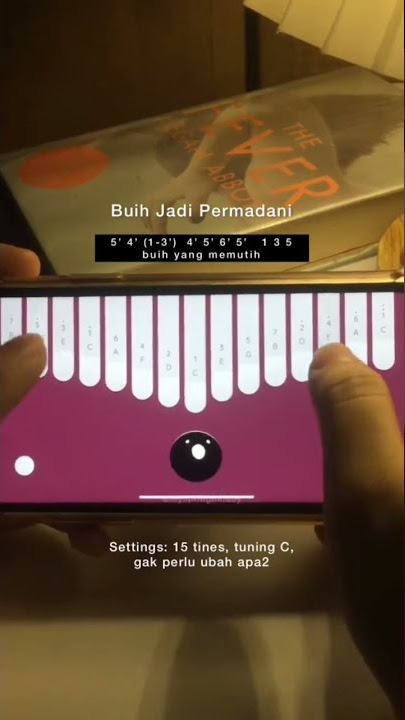 Kalimba Tutorial || Buih Jadi Permadani #shorts #tutorialkalimba #kalimbatutorial