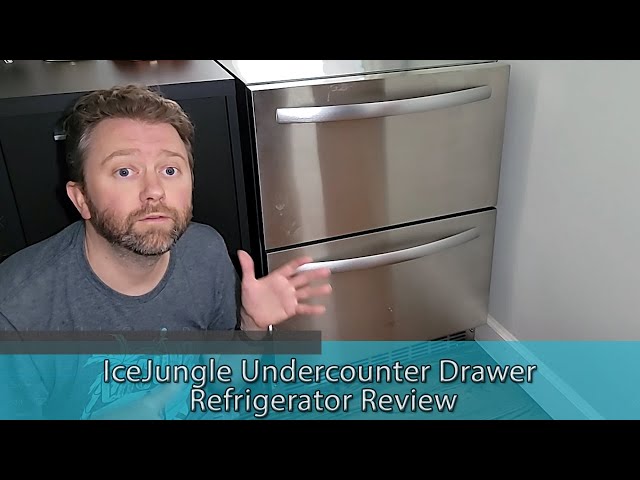 VEVOR 24 inch Undercounter Refrigerator, 2 Drawer Refrigerator