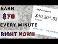 Earn Up to $70 Every Min Right NOW [Fast PayPal Money] Make Money Online