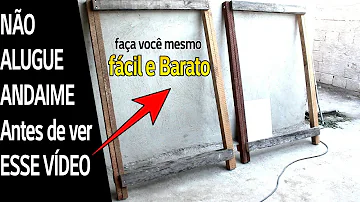 Qual a bitola do tubo para fazer andaime?