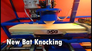 Machine Knocking of Brand New Cricket Bat ! English Willow DSC Split 6.0