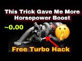 (Turbo Hack) How to get more Boost/horsepower from your Audi For Free🤫 On Any Vehicle