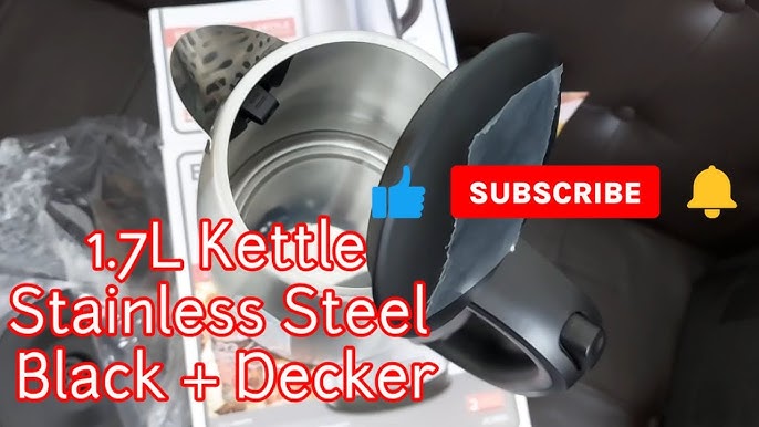 Black+decker 1.7 L Black Electric Kettle KE1500B