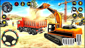 Construction Simulator 3D - Heavy Machine Rock Mining - Real JCB Construction Game: Android GamePlay
