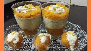 Motichoor Rabdi Parfait - A Delicious Fusion Desert Of Ladoo And