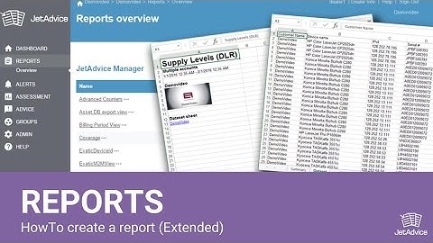 Reports - HowTo Create a Report (Extended)