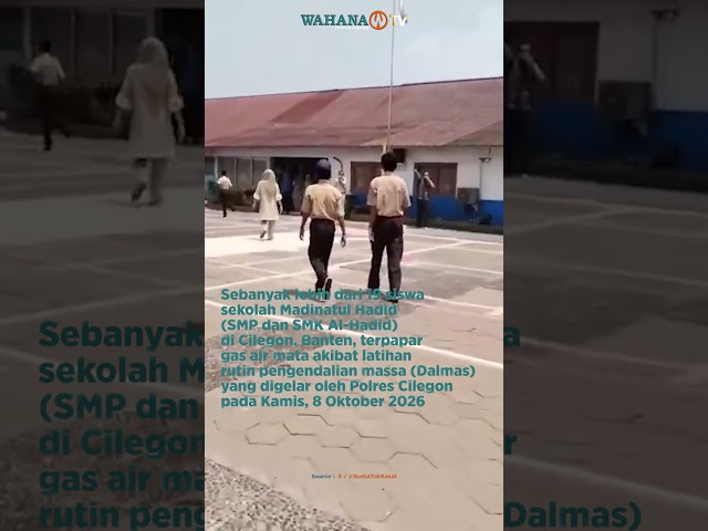 GAS AIR MATA MASUK SEKOLAH