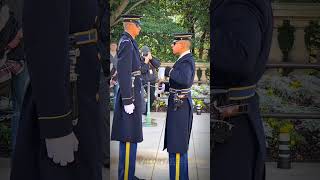 Tomb of the Unknown Soldier - Honor Guard Changing of the guard