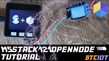 BTCIOT - M5Stack121ON, simple OpenNode PoS module