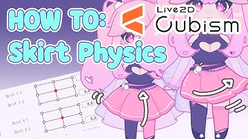 【HOW TO: Live2d】Skirt Physics  - YoshinoArt