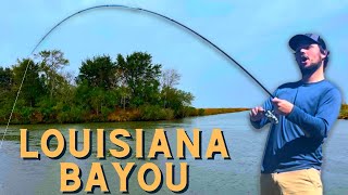 Bank Fishing the Louisiana Bayou!