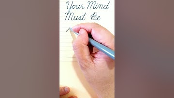 Andrew Tate Quote | English Cursive Handwriting | Learn How To Write Basic Cursive