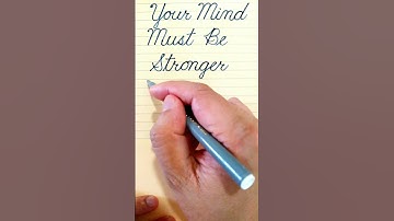 Andrew Tate Quote | English Cursive Handwriting | Learn How To Write Basic Cursive