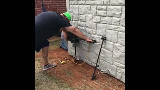 How We Anchor Above Ground Storm Shelters | Time-Lapse in Minco, OK