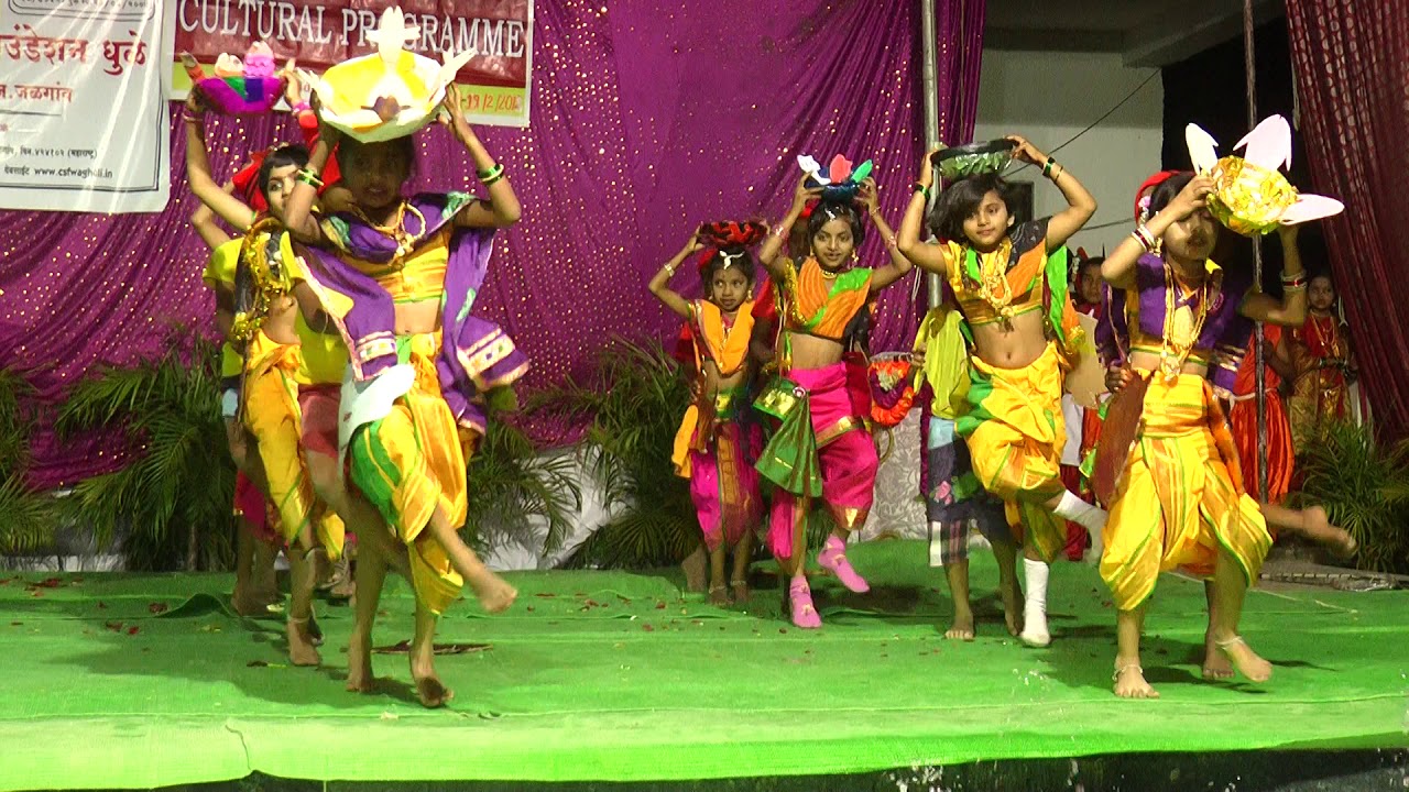 YASHWANT PUBLIC SCHOOL WAGHALI-GATHERING SONG- KOLIGEET- STD-2ND