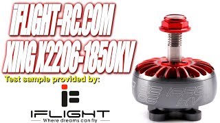iFlightRC XING X2206-1850KV 6S Thrust Tests