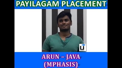 Motivational Videos  - Arun(MPhasis) - Java Training in Tamil - Payilagam