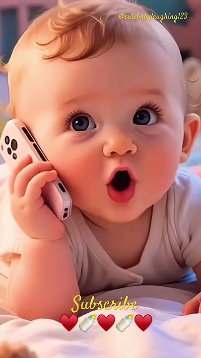 cute baby says mumma papa on call ❣️🍼♥️👶 #baby #babylaughting #ytshorts
