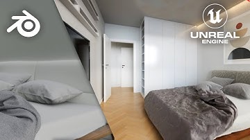 Blender to Unreal Engine Archviz | Full Workflow UE5 | Lumen Lighting