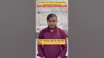 STUDENT HONEST REVIEW AFTER GET PLC TRAINING BY GOPAL SIR #plc #shorts #automation #education