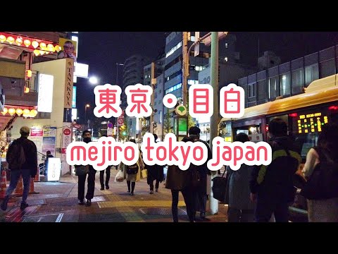 TOKYO WALK 東京・目白の夜景 Yamanote Line Night Scenery Tokyo Mejiro 2019.12