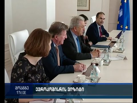 ევროკომისარ დიმიტრის ავრამოპოლუსის ვიზიტი თბილისში გრზელდება
