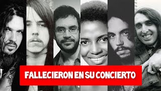 6 Artistas que Fallecieron Durante sus Conciertos y Sorprendieron al Mundo
