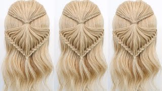 How To Viking Hairstyle - Braided Half Up Half Down Hair For Beginners! Braided Viking Hairstyles!