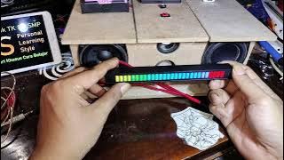 Led bar lampu equalizer audio spectrum sensor suara RGB music strip