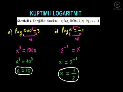 Video: Si Llogariten Logaritmet Dhjetore