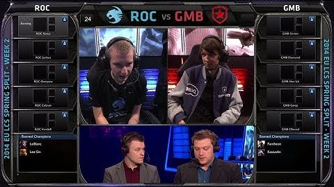 ROCCAT vs Gambit Gaming | Season 4 EU LCS Spring split 2014 W2D2 G2 | Gambit vs Roccat