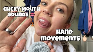 ASMR| Mouth Sounds, Hand Movements/ Nail on Nail Tapping