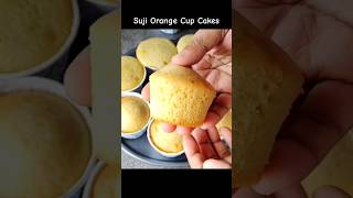 Kid's Special Suji Orange Cup Cakes #shorts #cake